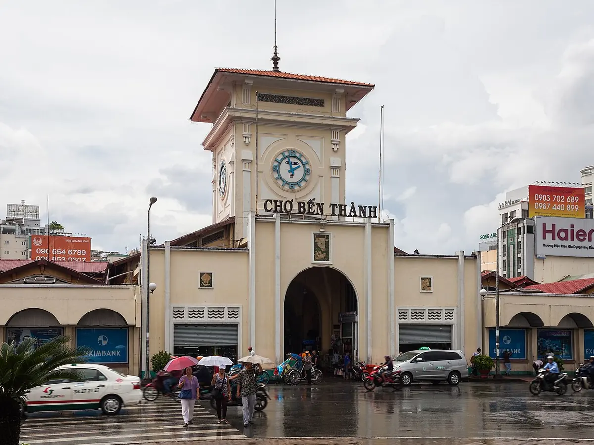 Ben Thanh Market clock-tower gate