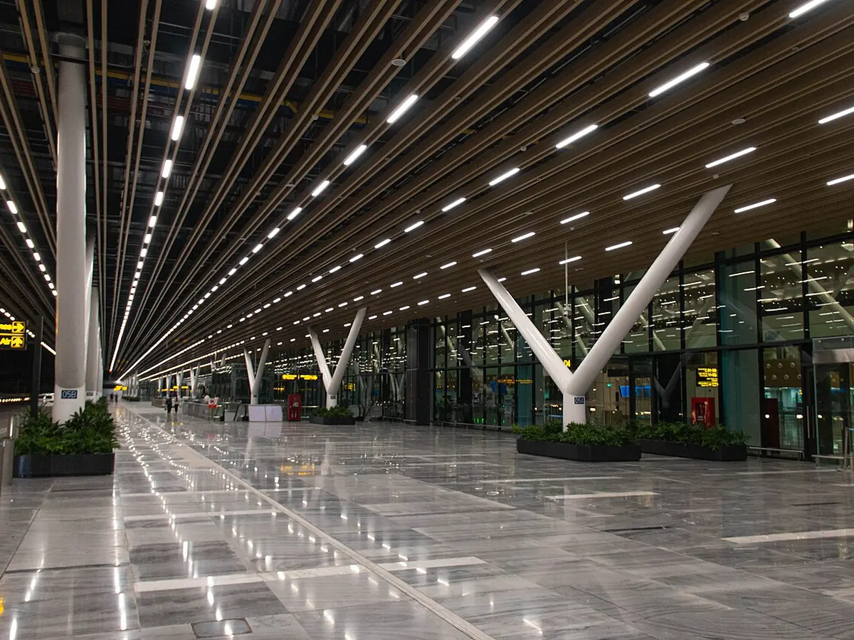 Inside Tan Son Nhat domestic Terminal 3